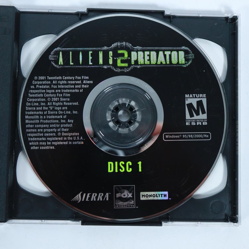 Aliens versus Predator 2 PC CD computer game (Alien vs Predator 2) - Picture 3 of 7